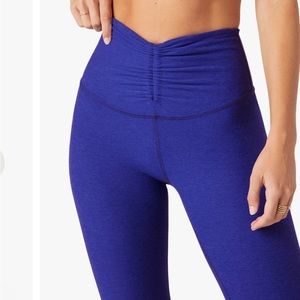 Beyond Yoga Spacedye Centered Midi Legging, Sapphire Blue Heather, XS